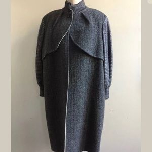 perfect designer PORTS 1961 charcoal gray coat